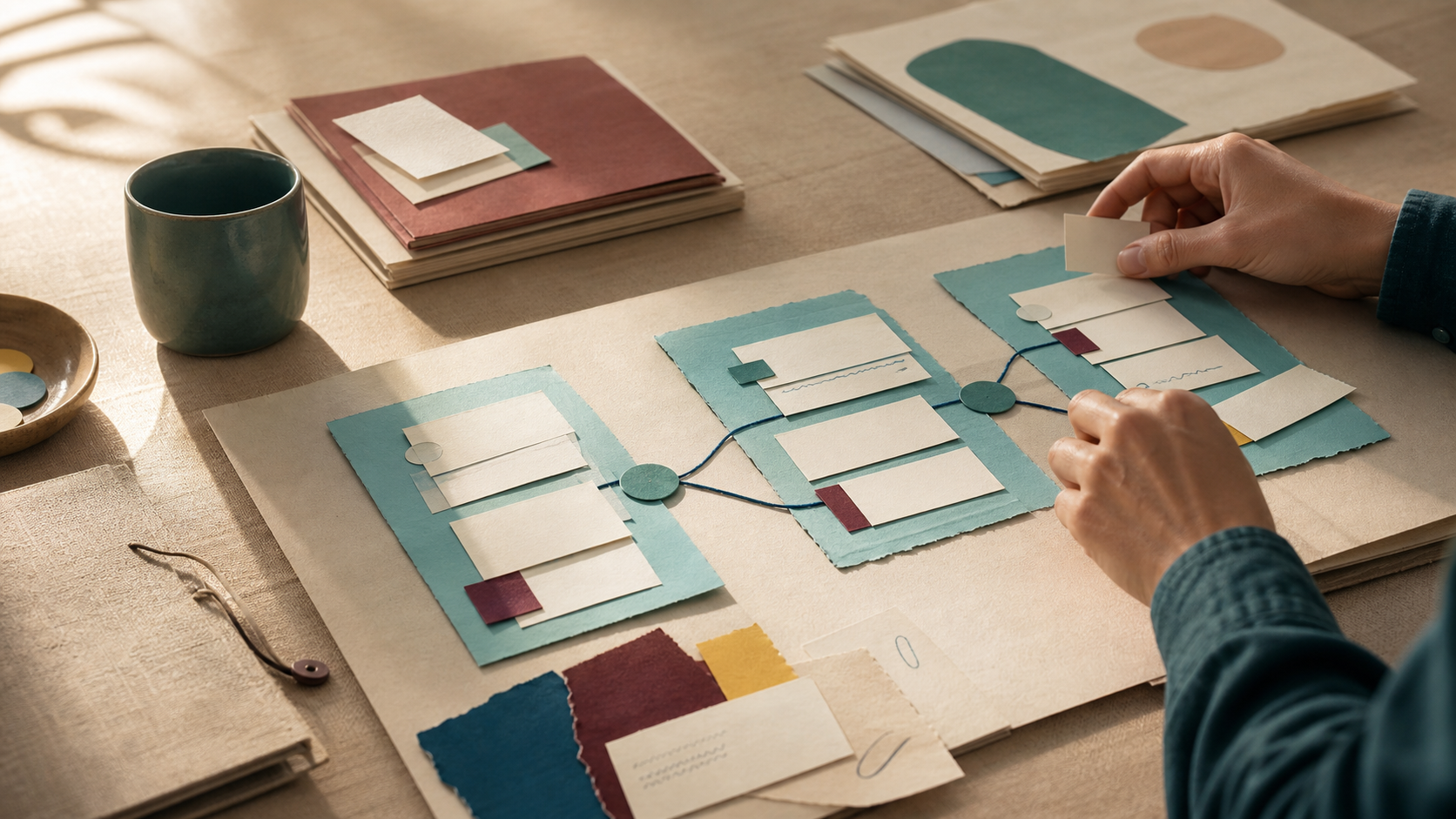 Visual temático para «Cómo usar IA para propuestas comerciales, briefings y documentos de negocio» — Visual 01