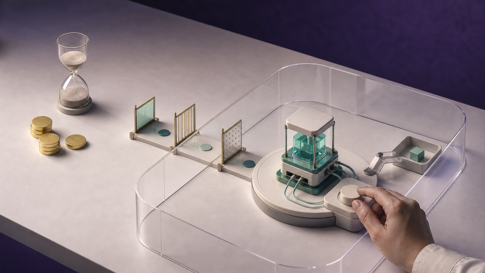 Visual temático para «Cómo medir el ROI de la automatización con IA» — Visual 03