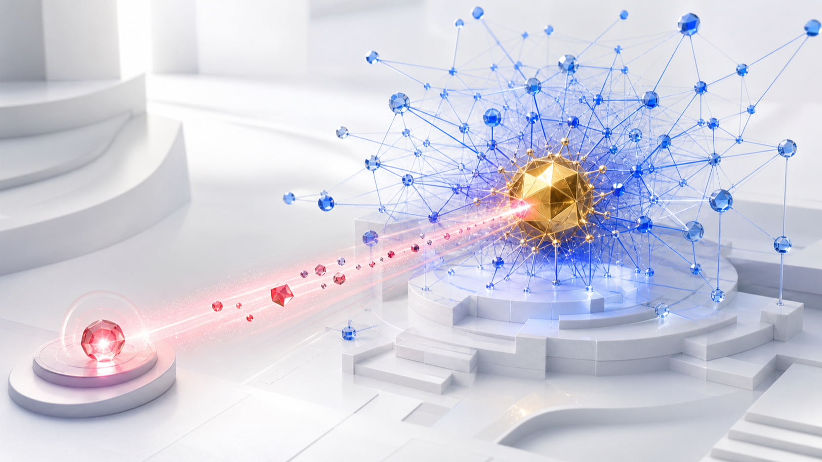 Visual temático para «Cómo hacer visible tu negocio en ChatGPT, Google AI y buscadores con IA» — Portada