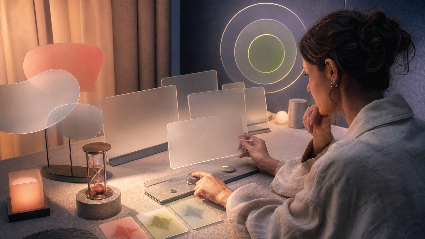 Visual temático para «Cómo automatizar las preguntas frecuentes con IA sin molestar a los clientes» — Visual 03